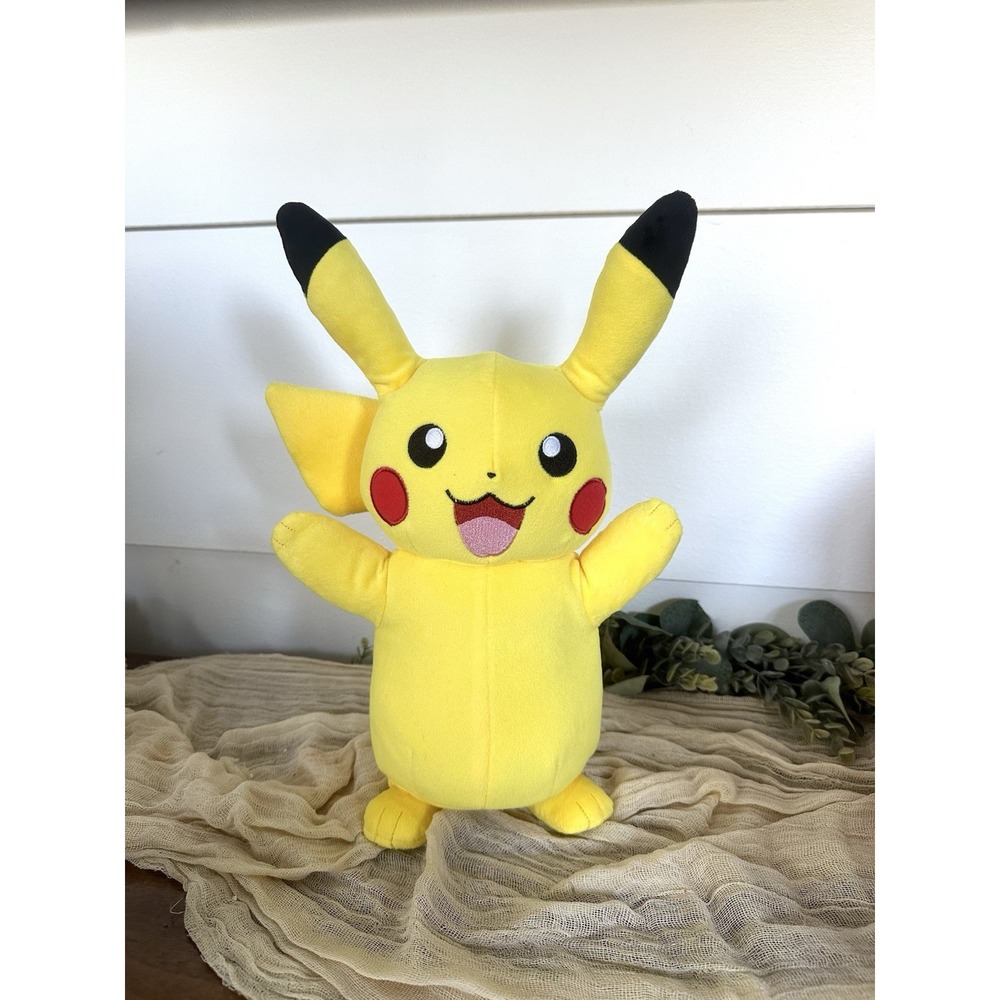 13" Pokemon Electric Charge Pikachu Plush Interactive Lights Sounds 2021